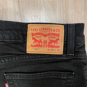 Levi Black Jeans 511 W35 L32 Like New